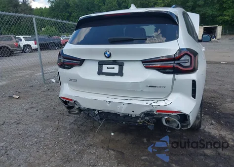 2022 BMW X3 xDrive30I из США, поврежденный, VIN 5UX53DP08N9M12047